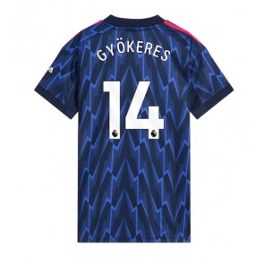 Arsenal Viktor Gyokeres #14 Udebanetrøje Dame 2025-26 Kortærmet